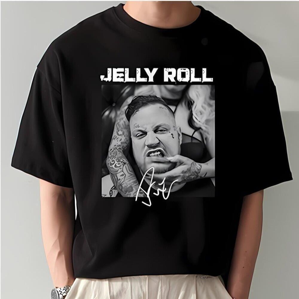 Jelly Roll Tour Retro Graphic Music Unisex T-Shirt - Picture 1 of 4
